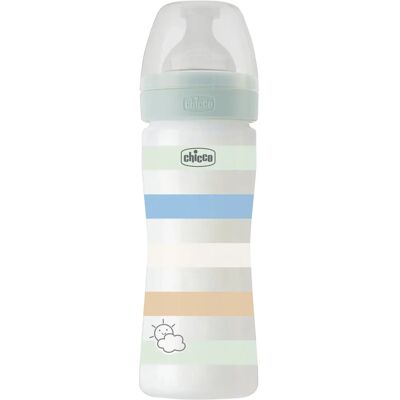 Biberón Bienestar Colores Chicco - Botella para bebés 2m+ Biberón Bienestar Colores Chicco - Botella para bebés 2m+