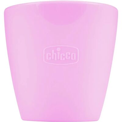 Chicco Rosa Silikonmugg för bebisar 6m+ - Barnmugg Chicco Rosa Silikonmugg för bebisar 6m+ - Barnmugg