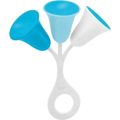 Giocattolo Sensoriale Blu per Neonati - Tulipano Sonoro - Stimolazione Sensoriale Giocattolo Sensoriale Blu per Neonati - Tulipano Sonoro - Stimolazione Sensoriale