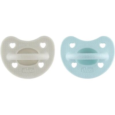 Chicco Physioforma Luxe Ciuccio 6-16m Grigio/Menta - Succhietto bebe Chicco Physioforma Luxe Ciuccio 6-16m Grigio/Menta - Succhietto bebe