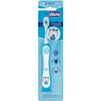 Chicco Baby Blaue Zahnbürste - 3-6 Jahre - Zahnbürste Chicco Baby Blaue Zahnbürste - 3-6 Jahre - Zahnbürste
