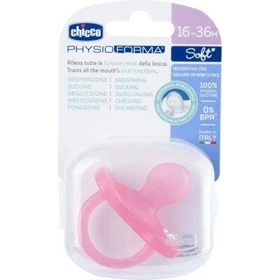 Chicco Chupeta Physioforma Soft - 16-36 meses Rosa Chicco Chupeta Physioforma Soft - 16-36 meses Rosa