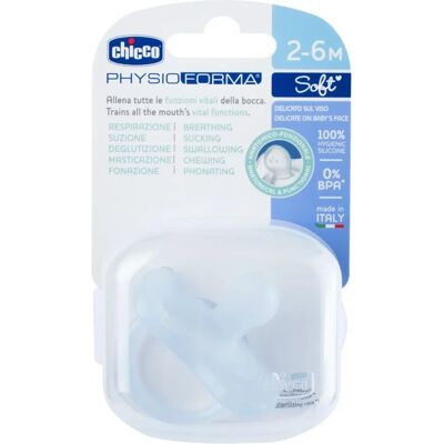 Chicco Gommotto Silicone Azul 2-6 Meses - Chupeta Chicco Gommotto Silicone Azul 2-6 Meses - Chupeta