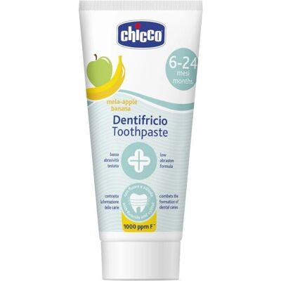 Chicco Melabanane Zahnpasta - 6-24 Monate - Fluorid Chicco Melabanane Zahnpasta - 6-24 Monate - Fluorid