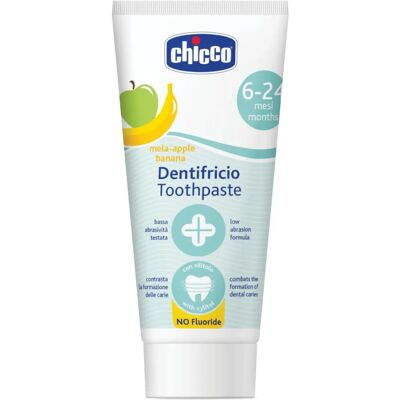 Chicco Apple-Banana Flavored Baby Toothpaste - Toothpaste Chicco Apple-Banana Flavored Baby Toothpaste - Toothpaste