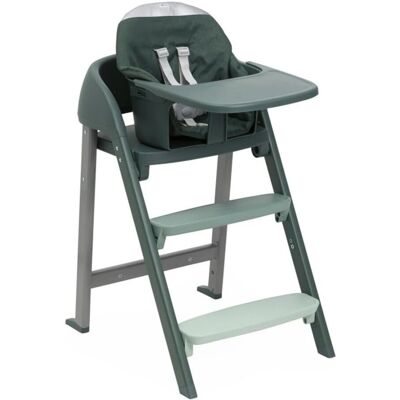 Silla Alta Crescendo Up y Set Torre Montessori Chicco Verde Imperial Silla Alta Crescendo Up y Set Torre Montessori Chicco Verde Imperial