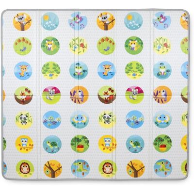 Chicco Baby Spielmatte XXL - 200x180 cm, Bunt, Rutschfest, Weich Chicco Baby Spielmatte XXL - 200x180 cm, Bunt, Rutschfest, Weich