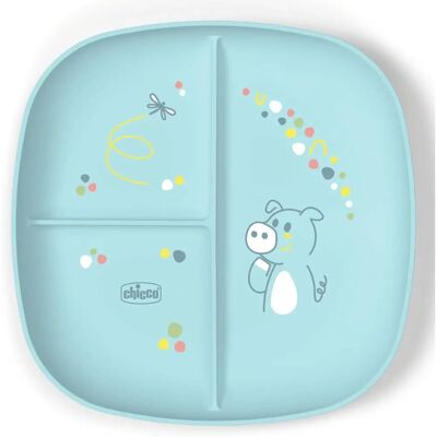 Chicco 00016003250000 Talerz dla dzieci - Podzielony talerz dla niemowląt Chicco 00016003250000 Talerz dla dzieci - Podzielony talerz dla niemowląt