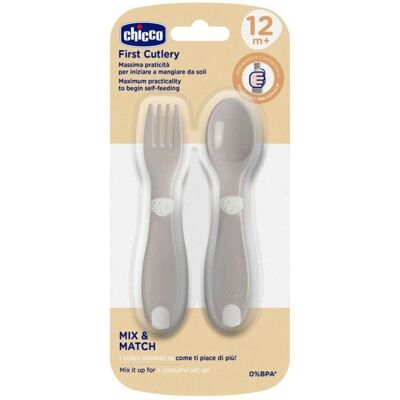 Chicco Primer Set Cubiertos - 12m+ Besteck für Kinder Chicco Primer Set Cubiertos - 12m+ Besteck für Kinder