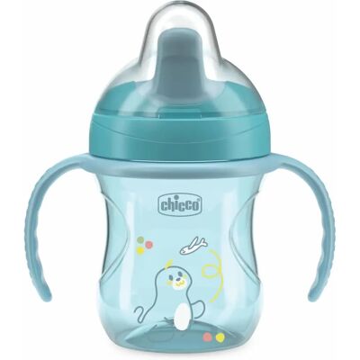 Kubek do nauki Chicco 6M+ Niebieski Kubek do nauki Chicco 6M+ Niebieski