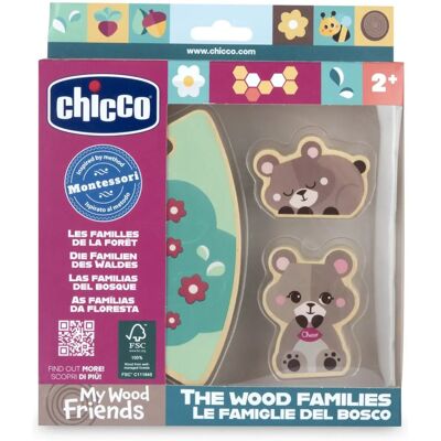 Chicco My Wood Friends - Mamá Bär mit Baby - Holzpuzzle - (00012208400000) Chicco My Wood Friends - Mamá Bär mit Baby - Holzpuzzle - (00012208400000)