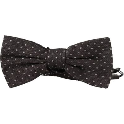 Dolce & Gabbana Zwart/Groen Polka Dot Zijden Strik - Herentoebehoren Dolce & Gabbana Zwart/Groen Polka Dot Zijden Strik - Herentoebehoren