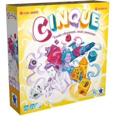 Blue Orange - Cinque - 5 Würfel - farbige Karten - Brettspiel Blue Orange - Cinque - 5 Würfel - farbige Karten - Brettspiel