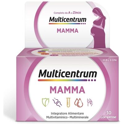 Multicentrum Mamma - Integratore Multivitaminico per Gravidanza con Acido Folico - Supporta lo Sviluppo Fetale Multicentrum Mamma - Integratore Multivitaminico per Gravidanza con Acido Folico - Supporta lo Sviluppo Fetale