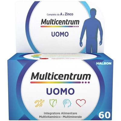 Glaxosmithkline Multicentrum Uomo - Integratore Multivitaminico e Multiminerale Glaxosmithkline Multicentrum Uomo - Integratore Multivitaminico e Multiminerale