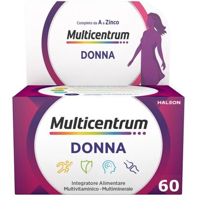Multicentrum Donna - Multivitaminico completo per donne 60 compresse Multicentrum Donna - Multivitaminico completo per donne 60 compresse
