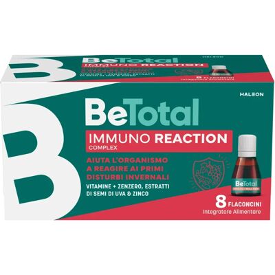 Haleon Italy Srl Be-Total Reazione Immunitaria - Zenzero, Polifenoli d'Uva, Zinco e Vitamina B6 - Supporto Immunitario Haleon Italy Srl Be-Total Reazione Immunitaria - Zenzero, Polifenoli d'Uva, Zinco e Vitamina B6 - Supporto Immunitario