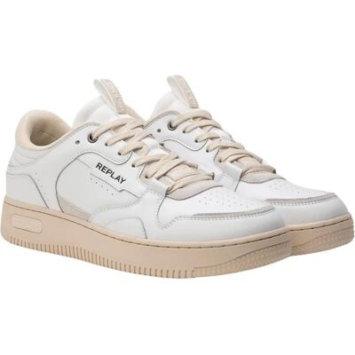Replay GMZ3G.000.C0036L Wit/Off White Sneakers - Sneakers Replay GMZ3G.000.C0036L Wit/Off White Sneakers - Sneakers