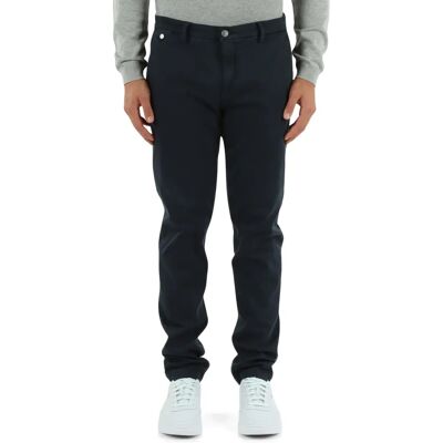 Replay - Chinos Benni Hyperflex - Bleu - Pantalons Replay - Chinos Benni Hyperflex - Bleu - Pantalons