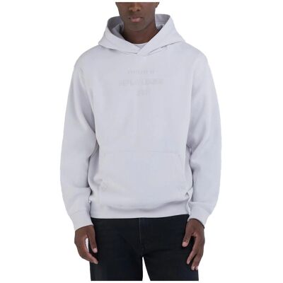 Replay M6969.000.23736p Blå Hoodie XL Man - Hoodie Replay M6969.000.23736p Blå Hoodie XL Man - Hoodie