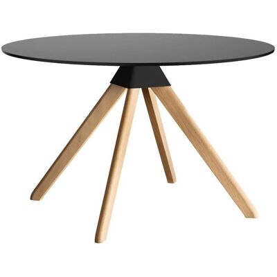 Magis Cuckoo - La Table The Wild Bunch - Noir, Bois Naturel - Table - Publicité Magis Cuckoo - La Table The Wild Bunch - Noir, Bois Naturel - Table - Publicité