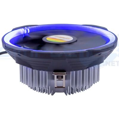 Simpletek - 5509 - Bleu - 75W - CPU cooler - Publicité Simpletek - 5509 - Bleu - 75W - CPU cooler - Publicité