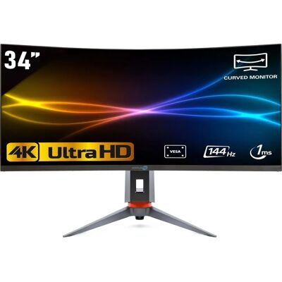 CORTEK - 34 Monitor - UWQHD 3440x1440 - 144Hz - Monitor - Publicité CORTEK - 34 Monitor - UWQHD 3440x1440 - 144Hz - Monitor - Publicité