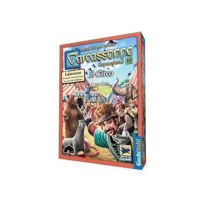 Giochi Uniti Carcassonne - Extension Cirque - Jeu de Société Familial - Publicité Giochi Uniti Carcassonne - Extension Cirque - Jeu de Société Familial - Publicité