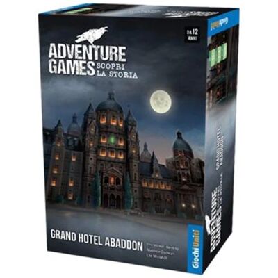 Giochi Uniti Adventure Games - Grand Hotel Abaddon - Jeu de Société - Publicité Giochi Uniti Adventure Games - Grand Hotel Abaddon - Jeu de Société - Publicité