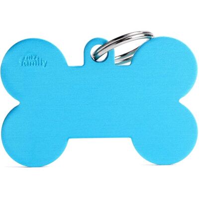 MyFamily Aluminium Hundemarke XL - Haustier ID-Tafel für Große Hunde MyFamily Aluminium Hundemarke XL - Haustier ID-Tafel für Große Hunde
