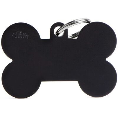 MyFamily Hundemarke XL Schwarz - Hundemarke, Basic Collection MyFamily Hundemarke XL Schwarz - Hundemarke, Basic Collection