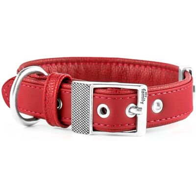 Mi Familia Collar Ajustable de Imitación Cuero Rojo - Collar Mi Familia Collar Ajustable de Imitación Cuero Rojo - Collar