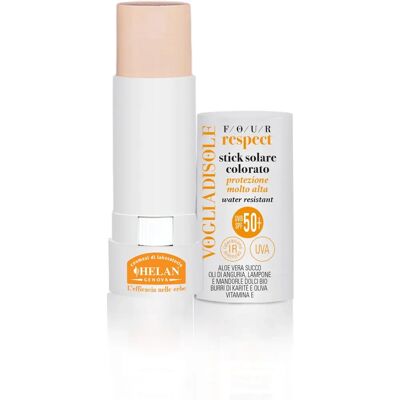 Helan Respect SPF 50+ Barra Solar Colorida - Protección para piel sensible Helan Respect SPF 50+ Barra Solar Colorida - Protección para piel sensible