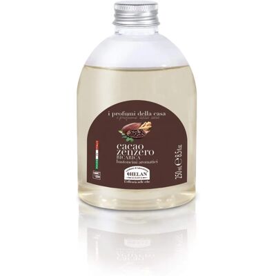 Helan Cacao Zenzero Aromatic Reed Diffuser Refill - 250ml Helan Cacao Zenzero Aromatic Reed Diffuser Refill - 250ml