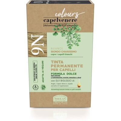 Coloration Cheveux Blond Clair Bio Helan - Pour Peau Sensible - 9N Coloration Cheveux Blond Clair Bio Helan - Pour Peau Sensible - 9N