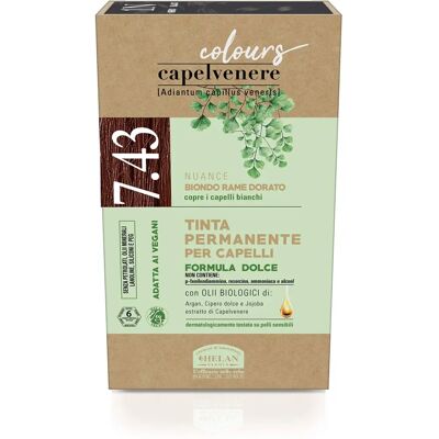 Helan Cosmesi Srl Teinture Cheveux Rame Doré - Permanente, Douce, Végane Helan Cosmesi Srl Teinture Cheveux Rame Doré - Permanente, Douce, Végane