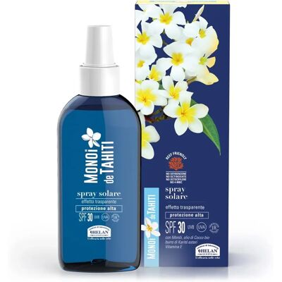 Helan Monoi SPF30 Spray Solare Trasparente Helan Monoi SPF30 Spray Solare Trasparente