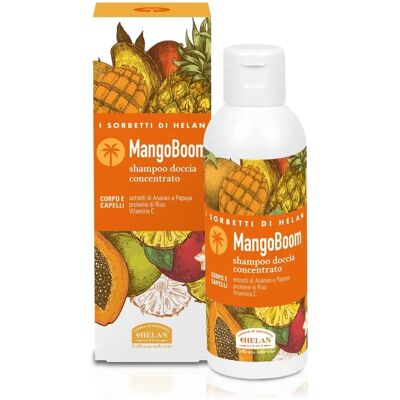 Helan MangoBoom Shampoo et Gel Douche - Formule Concentrée Helan MangoBoom Shampoo et Gel Douche - Formule Concentrée