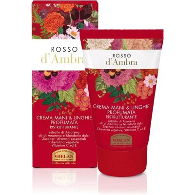 Helan Rosso d'ambra Hand & Nail Cream - Hand and Nail Moisturizer Helan Rosso d'ambra Hand & Nail Cream - Hand and Nail Moisturizer