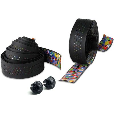 Cinelli Kaleido Handlebar Tape - Black - Eco-friendly Comfort - Handlebar Tape Cinelli Kaleido Handlebar Tape - Black - Eco-friendly Comfort - Handlebar Tape