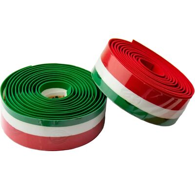 Cinelli Cork Italiaanse Vlag Handvat Tape - Schokabsorberend - One Size Cinelli Cork Italiaanse Vlag Handvat Tape - Schokabsorberend - One Size