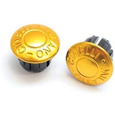 Cinelli Milano Road Handlebar End Plugs - Gold - 1 Size Cinelli Milano Road Handlebar End Plugs - Gold - 1 Size