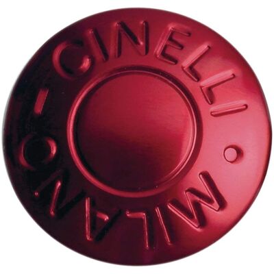 Cinelli Milano Road Aluminium Bike End Plugs - Red - Bike Accessories Cinelli Milano Road Aluminium Bike End Plugs - Red - Bike Accessories