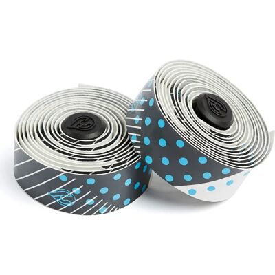 Cinelli Brand Volee/Tennis Handlebar Tape - Black/White/Blue - Bar Tape Cinelli Brand Volee/Tennis Handlebar Tape - Black/White/Blue - Bar Tape