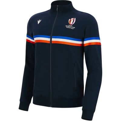 Macron Navy Rugby World Cup 2023 Full Zip Sweatshirt - Sweatshirt Macron Navy Rugby World Cup 2023 Full Zip Sweatshirt - Sweatshirt