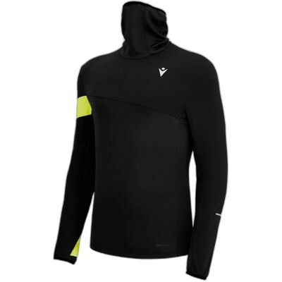 Macron FCC EDGAR - Men's Running Jersey - black/nyellow Macron FCC EDGAR - Men's Running Jersey - black/nyellow