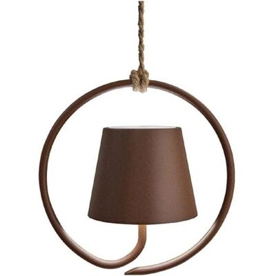 Lampada a sospensione esterna Zafferano - LED regolabile, Marrone Lampada a sospensione esterna Zafferano - LED regolabile, Marrone
