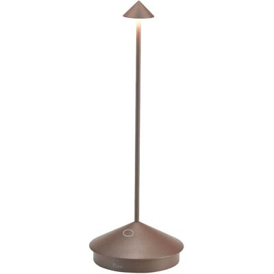 Lampe de bureau LED Zafferano Pina Corten - Contrôle tactile - Publicité Lampe de bureau LED Zafferano Pina Corten - Contrôle tactile - Publicité