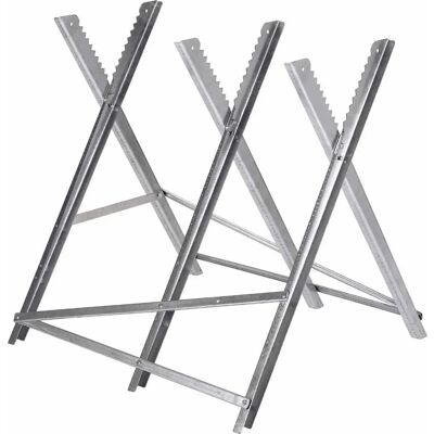BOUDECH Wadah - Soporte de corte de madera de aleación de acero - 150kg máx - Estable y fácil de montar BOUDECH Wadah - Soporte de corte de madera de aleación de acero - 150kg máx - Estable y fácil de montar