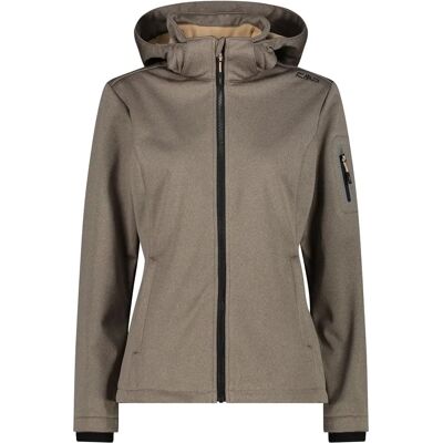 Giacca Softshell Beige CMP con Cappuccio Rimovibile - Giacca Giacca Softshell Beige CMP con Cappuccio Rimovibile - Giacca